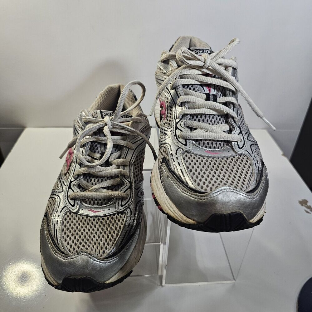 Saucony Oasis Silver Womens Running Shoes Size 9.5 - Picture 2 of 5